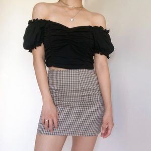 Plaid Skirt